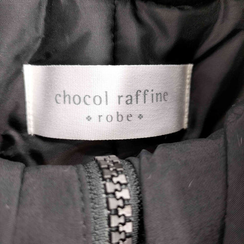 ショコラフィネローブ chocol raffine robe 24AW シームレス 中綿 ドロスト コート レディース FREE